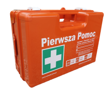 APTECZKA PIERWSZEJ POMOCY STRAŻAK APK-20, Z WIESZAKIEM, WYPOSAŻENIE DIN 13169 ( 2 x DIN13157) SUPER PLUS