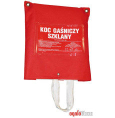 KOC GAŚNICZY BOXMET BXKG01, 1.2 x 1.8 M, Z WŁÓKNA SZKLANEGO, ŚCIENNY