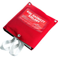 KOC GAŚNICZY BOXMET BXKG01, 1.2 x 1.8 M, Z WŁÓKNA SZKLANEGO, ŚCIENNY
