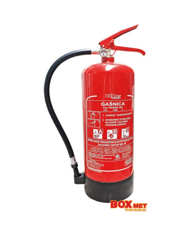 GAŚNICA PROSZKOWA BOXMET BX-GP-6XABC-P Z PODSTAWĄ  6 KG