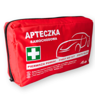 APTECZKA PIERWSZEJ POMOCY SAMOCHODOWA STRAŻAK SASZETKA AS NYLON Z DIN 13164 SUPER PLUS