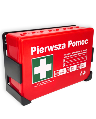APTECZKA PIERWSZEJ POMOCY STRAŻAK PRZEMYSŁOWA AP Z WYPOSAŻENIEM DIN 13164 SUPER PLUS