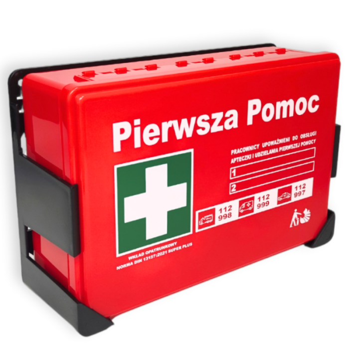 APTECZKA PIERWSZEJ POMOCY STRAŻAK PRZEMYSŁOWA AP Z WYPOSAŻENIEM DIN 13157 SUPER PLUS