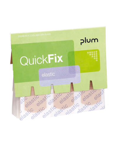 PLASTRY OPATRUNKOWE PLUM QUICK FIX PLPEF ELASTYCZNE, ODDYCHAJĄCE 45 SZT.