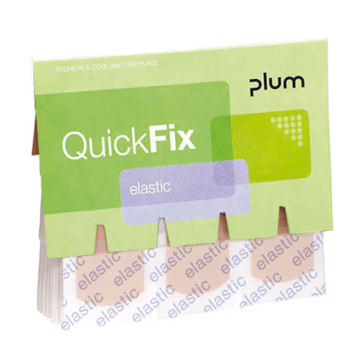 PLASTRY OPATRUNKOWE PLUM QUICK FIX PLPEF ELASTYCZNE, ODDYCHAJĄCE 45 SZT.
