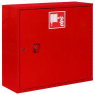 HYDRANT WEWNĘTRZNY DN25 BOXMET, WĄŻ PÓŁSZTYWNY, PRĄDOWNICA MOSIĘŻNA, 30 METRÓW, CZERWONY