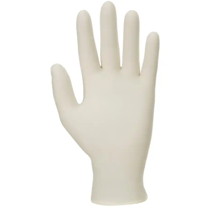 RĘKAWICZKI LATEKSOWE DIAGNOSTYCZNE MERCATOR COMFORT PF, TEKSTUROWANE, KREMOWE, 100 SZT.
