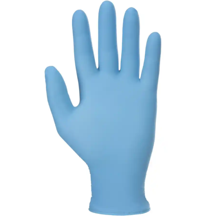 RĘKAWICZKI NITRYLOWE MERCATOR NITRYLEX CLASSIC, TEKSTUROWANE, NIEBIESKIE, 100 SZT.