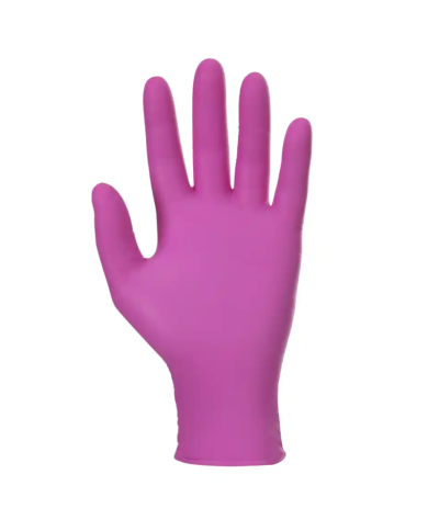 RĘKAWICZKI NITRYLOWE MERCATOR NITRYLEX MAGENTA, BEZPUDROWE, RÓŻOWE, 100 SZT.