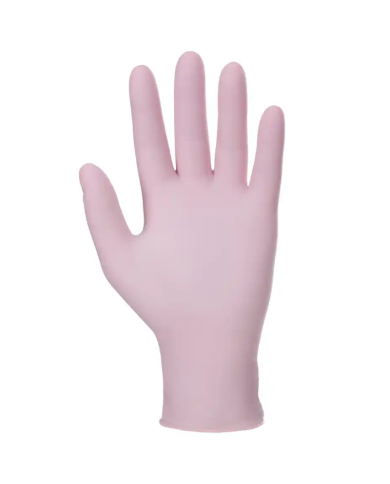 RĘKAWICZKI NITRYLOWE MERCATOR NITRYLEX PINK, TEKSTUROWANE, JASNO RÓŻOWE, 100 SZT.