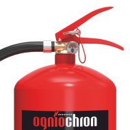 GAŚNICA PROSZKOWA OGNIOCHRON 9XABC-E ENERGETYCZNA, DO 245 KV, Z PODSTAWĄ, 9 KG