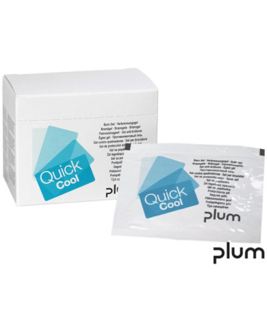 ŻEL NA OPARZENIA PLUM QuickCool W WYGODNYCH SASZETKACH 18 SZT.