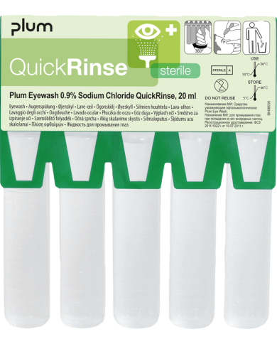 PŁYN DO PŁUKANIA OCZU PLUM EyeWash AMPUŁKI JEDNORAZOWE 5 szt. po 20ml
