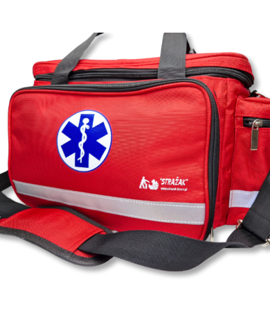 TORBA PIERWSZEJ POMOCY STRAŻAK TM-50 MEDYCZNA DIN 13164 SUPER PLUS