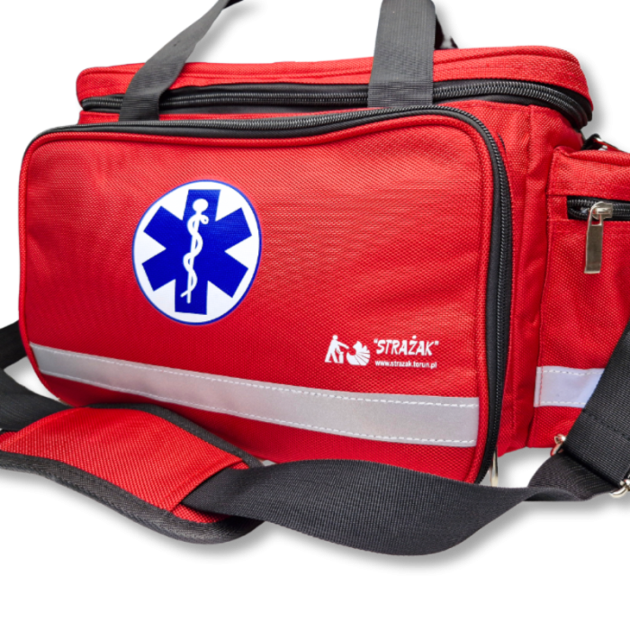 TORBA PIERWSZEJ POMOCY STRAŻAK TM-50 MEDYCZNA DIN 13164 SUPER PLUS
