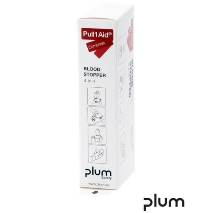 OPATRUNEK UCISKOWY PLUM Pull1Aid KOMPRES NA SILNE KRWAWIENIE