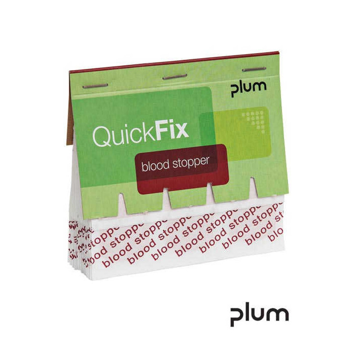 PLASTRY OPATRUNKOWE PLUM QUICK FIX PLBS BLOOD STOPPER HEMOSTATYCZNE OP. 45 SZT.